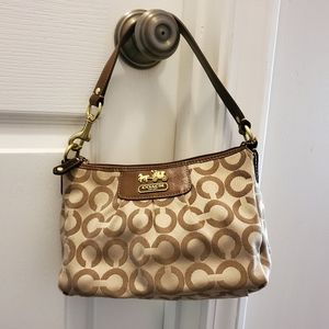 Small Tan Coach Handbag